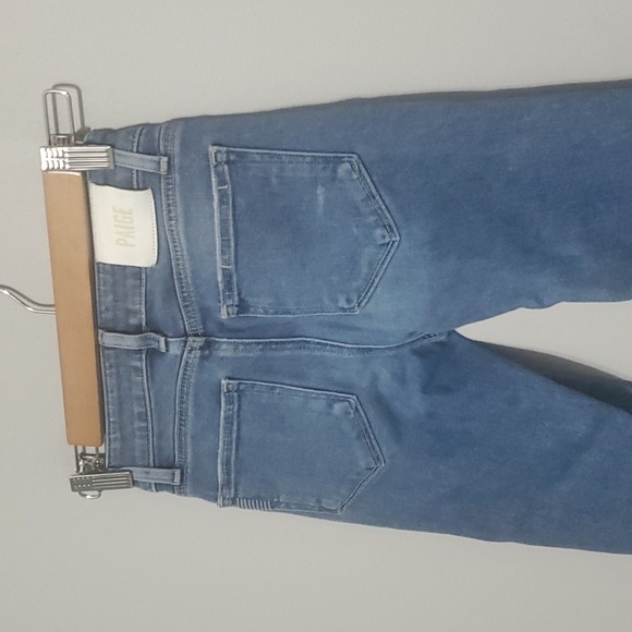 PAIGE JEANS Women's size 23 Size 00 Blue Jeans Skyline Skinny Crop - Picture 10 of 15